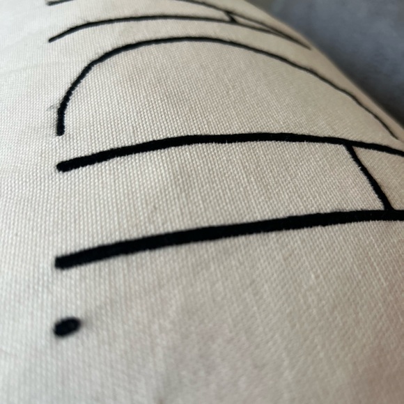 Rae Dunn 2PC Throw Pillow Case & Feather Insert To The Beach Nautical Accent - Picture 7 of 14